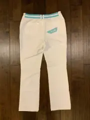 HONMA Women’s Golf Pants Size Large Brand New With Tags White Blue