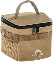 [Generic] Outdoor Condiment Storage Set Camping Seasoning Jars ​Storage Bag Kit Portable BBQ Picnic Cruet Storage Bag Multifunctional Storage Bag Set A