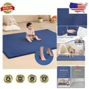 Foldable Tummy Time Memory Foam Mat 59"×79" - Perfect for Nursery & Playroom