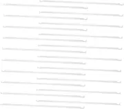 FUNOMOCYA Elegant Hanging File Folder Frame 20pcs Bars Perfect for Office School and Home