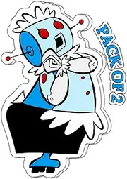 THATS IT – Rosie Jetsons Stickers – Vinyl Bumper Sticker for Car, Van, and SUV – Waterproof Decal for Waterbottle and Laptop – Indoor and Outdoor Use for MacBook – Long Lasting Cup Decal –TI 351