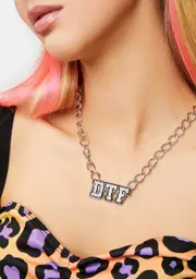Send A Message Chain Necklace