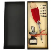 1 Set of Household Quill Pen Vintage Design Quill Pen Portable Fountain Pen