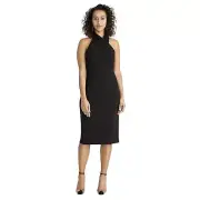 Rachel Rachel Roy Women's Harland Sleeveless Sheath Dress, Black, Size S