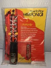 HOHNER Marine Band Harmonica w/How To Play Book & Cassette