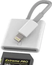 Lightning SD Card Reader for iPhone 14 13 Pro Max Adapter for Apple MFI
