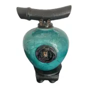 Wish Keeper™ Raku Ceramic Sculpture | Handmade Hawaiian Art by Matthew Lovein