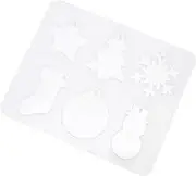 COHEALI Create Unique Snowman Pendants DIY Hanging Pendent Mold Crystal Silicone Molds for Handmade Jewelry