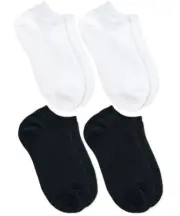 Jefferies Socks Boys Girls Bamboo School Uniform Sport Low Cut Liner Socks 4PK