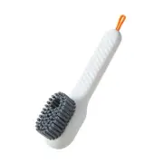 Convenient cleaning brush with soap dispenser perfect for bathroom cleaning