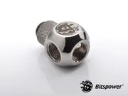 Bitspower G1/4" Black Sparkle Q-Rotary IG1/4"X3 Extender [BP-BSQR-C]