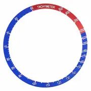 BEZEL INSERT FOR SEIKO WATCH 6138 0011, 6138-0010 UFO CHRONOGRAPH BLUE/RED PEPSI