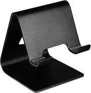 2Pcs Aluminum Alloy Table Phone Stand Simple Cellphone Holders for Desk Durable Mobile Phone Bracket Sleek Design