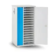 LapCabby Lyte 16 Single Door - 16-Device Static AC Charging Cabinet for Laptops, Tablets & Chromebooks up to 15" - Horizontal