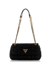 GUESS Women's Black Giully Crossbody Bag