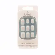 FRENCH MANICURE ARTIFICIAL NAILS - SHORT BEIGE 24PC