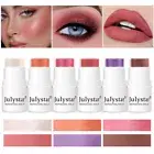 Julystar Glitter Blusher Stick Lasting Rouge Powder Eyeshadow Blusher Waterproof