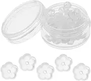 DOITOOL 50pcs Silicone Earring Backs for Hoops Hooks Clear Replacement for Heavy Earrings Secure Safe Ear Jewelry Accessories Versatile Compatibility Portable Design