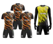 Custom made Soccer Kit package, 12 soccer kits + 1 Goalie kit