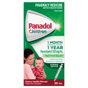 Panadol Children 1 Month – 1 Year Baby Drops with Dosing Device Fever & Pain Relief 20mL