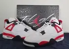Jordan 4 Retro Red Cement- US 10- DH6927-161-FREE SHIPPING