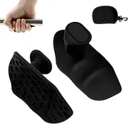 Huiyuenuo Gym Grips for Weightlifting, Portable Training Gloves, Pull Up Hands, Fingerless for Cross Training, Hand Protection, Workout Gym Gloves, Palm Grip, Gymnastics