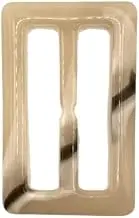 25mm to 50mm Plastic Tri-Glide Slide for Garments | Webbing Triglide Slider Buckle Coat Belt Strap Adjuster; Also 30mm, 35mm, 40mm or 45mm in Beige, Black, White, Light Coffee & Dark Coffee
