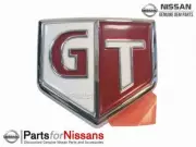 Genuine R34 Skyline Fender Emblem Red/ White "GT" 63896-AA100