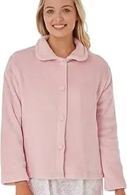 [Marlon] Women's Lucy Embossed Fleece Bedjacket