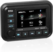 Boss Audio MGV550B Marine IPx6 Touch Screen Bluetooth Receiver, 5-Inch