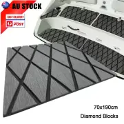 Gray Diamond EVA Foam Boat Flooring Sheet Marine Teak Decking Yacht Mat 70x190cm