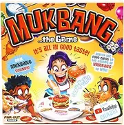 MUKBANG Electronic Food Sound Memory Game, Match Cards to Mukbang Sounds, Gaming Unit, 35 Food Cards, Slurp, Crunch, Belch, & More