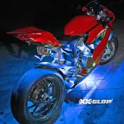 XKGLOW Multi-color Motorcycle LED Accent Light Kit w/Remote Key Fob XK034015