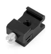 Metal Shoe Camera Flash Speedlite Stand Adapter with 1/4" Tripod Screw Thread