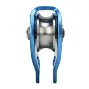 30kN/6700LBS Aluminum Zip Line Cable Trolley Fast Speed Climbing Pulley HG