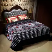 New light weight Throw soft Flannel Blanket Queen King Size Mix Designs
