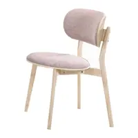 在飛比找PChome24h購物優惠-簡約北歐風奧斯陸粉色布餐椅
