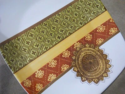 *NEW Corelle Square BAMAKO 10 1/4" Dinner Plate GEOMETRIC AFRICAN FABRICS