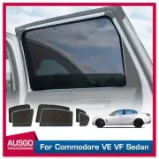 AUSGO Magnetic Window Sun Shade for Commodore VE VF Sedan Mesh Cover 6PCS
