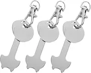 Gogogmee 3Pcs Portable Trolley Tokens Key Ring Shopping Cart Removers for Easy Access and Convenience for Everyday Shopping Use