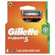 Gillette Fusion Manual Razor Blades 4 Pack