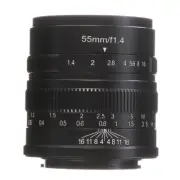 55mm F/1.4 Manual Focus Prime APS-C cameraLen for EOS EF-M Mount M2, M3 M5
