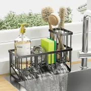 Sink Caddy Kitchen Sponge Holder, Waterproof & Rustproof Organizer