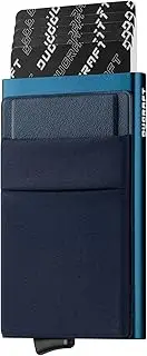 [DUGRAFT] RFID Card Holder Wallet for Men, Slim Pop Up Card Wallet with Money Pocket, RFID Blocking Metal Minimalist Wallet, Thin Credit Card Case for Men