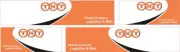 1:50 Printed Vinyl Decals - B-Double Trailer Set - TNT Transport