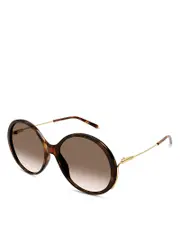 Chloe Elys Round Sunglasses, 58mm