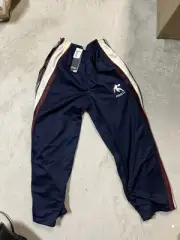 Vintage AND1 Tearaway Pants Y2K XL Blue And Maroon Baggy Men’s Loose Mesh Track