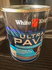 10LT WHITE KNIGHT ULTRA PAVE PAVING & CONCRETE PAINT TINTED IN BLACK HILLS