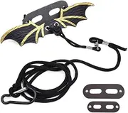 AIMALL Lizard Harness Leash Bearded Dragon+Cool Leather Wings Reptile Adjustable, Comfortable & Lightweight