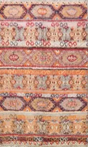 Geometric Moroccan Oriental Area Rug Hand-knotted Plush Wool Modern Carpet 6x8